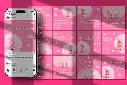 116Branding Instagram Post Mockups - whaledesign