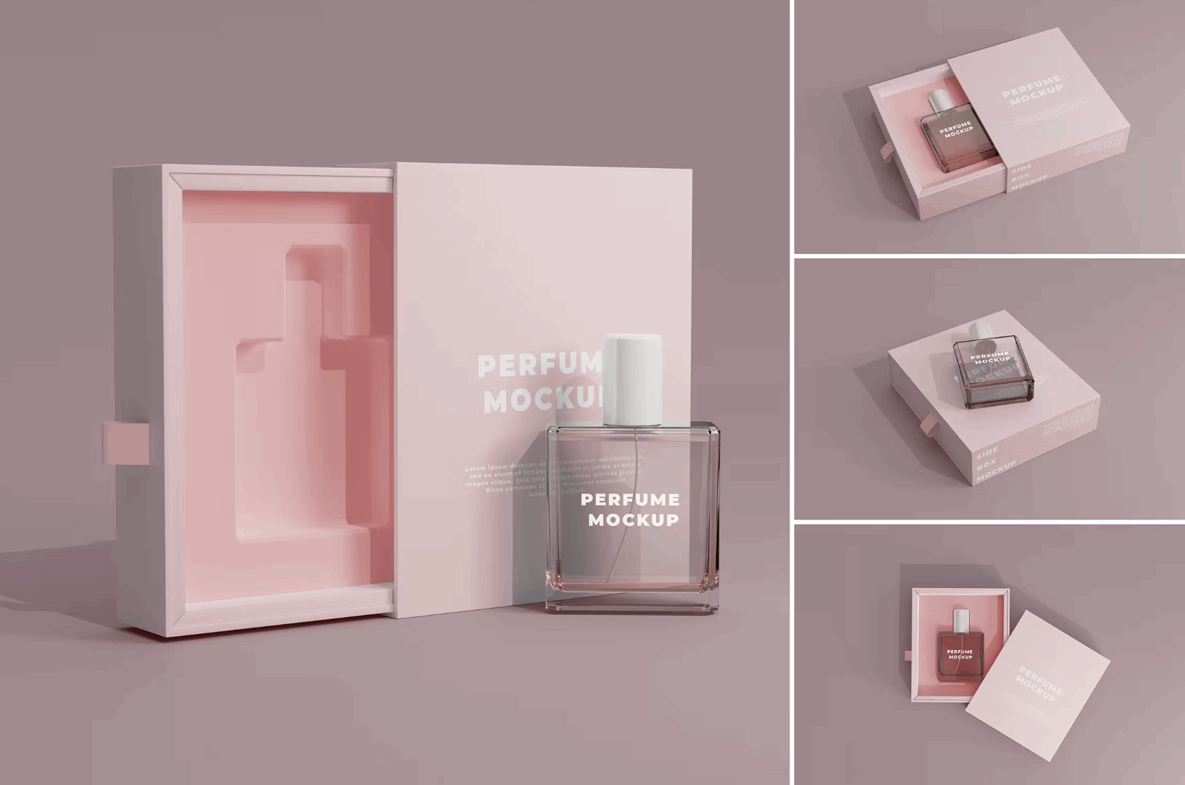 119Perfume Packaging Mockup