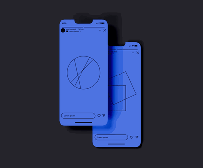 122Smartphone Website Layout Mockup - whaledesign