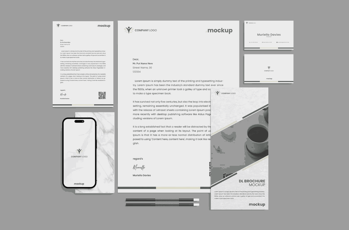 123Stationery Mockup - whaledesign