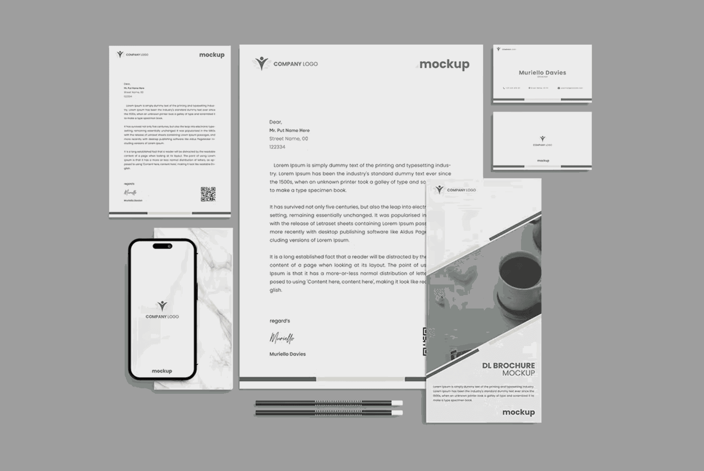 123Stationery Mockup - whaledesign