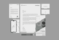 123Stationery Mockup - whaledesign