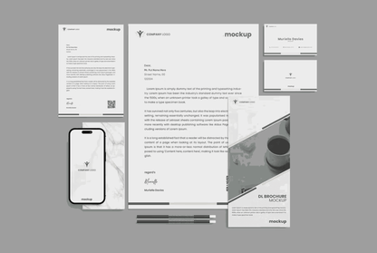 123Stationery Mockup - whaledesign