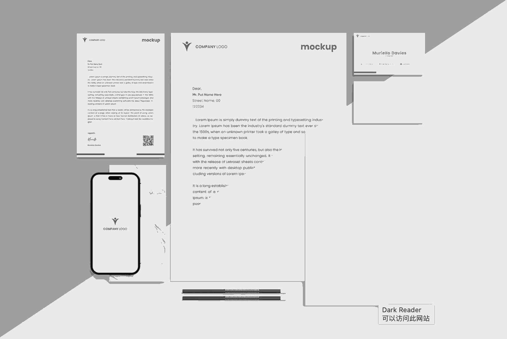 123Stationery Mockup - whaledesign
