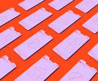 125Smartphone Website Layout Mockup - whaledesign