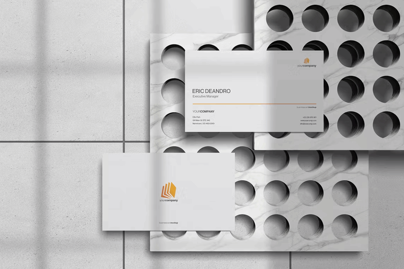 126Business Card Mockup