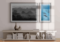 103Set of 2 Poster in Room Mockup - whaledesign