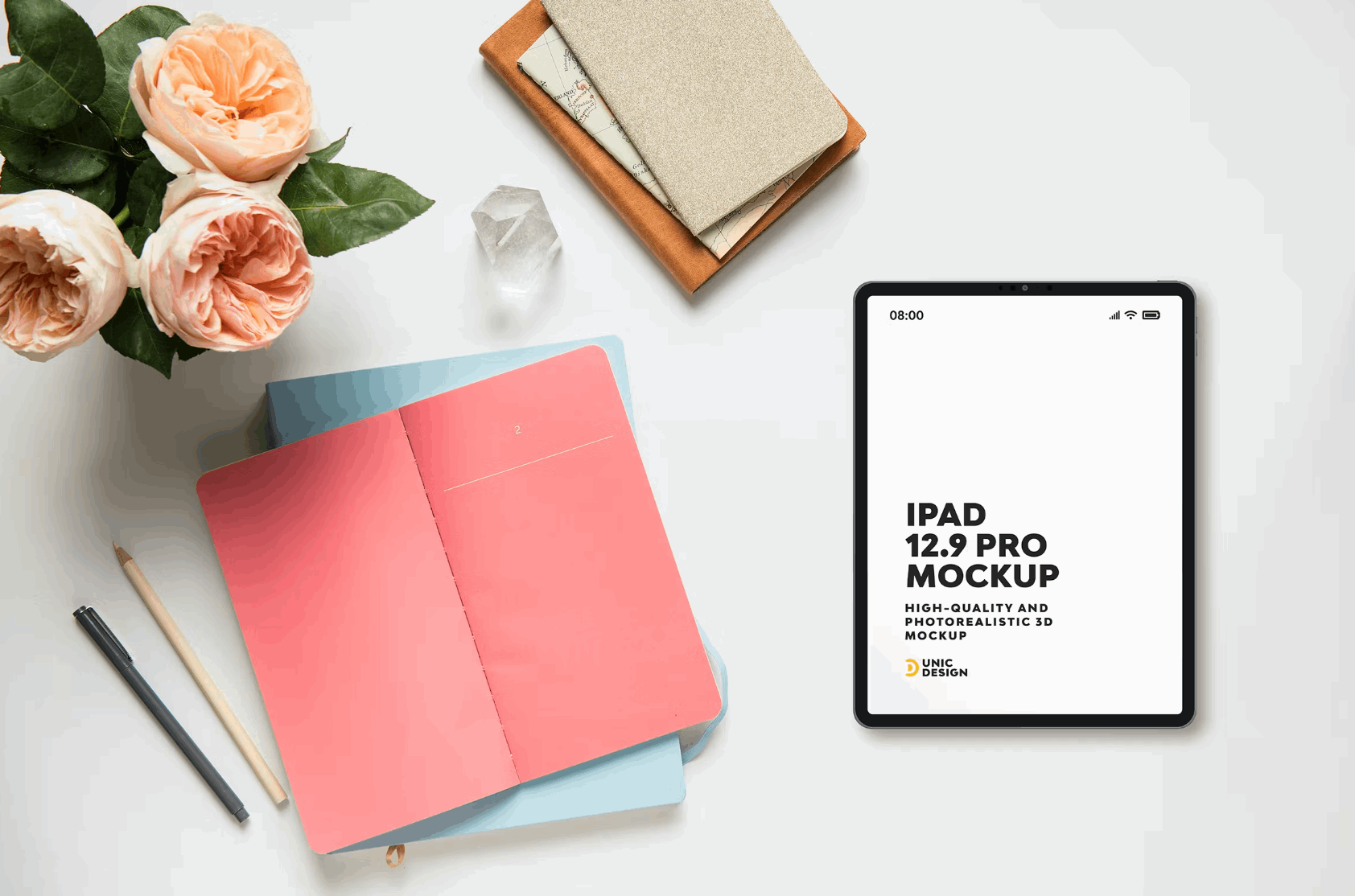 109iPad 12.9 Pro Mockup