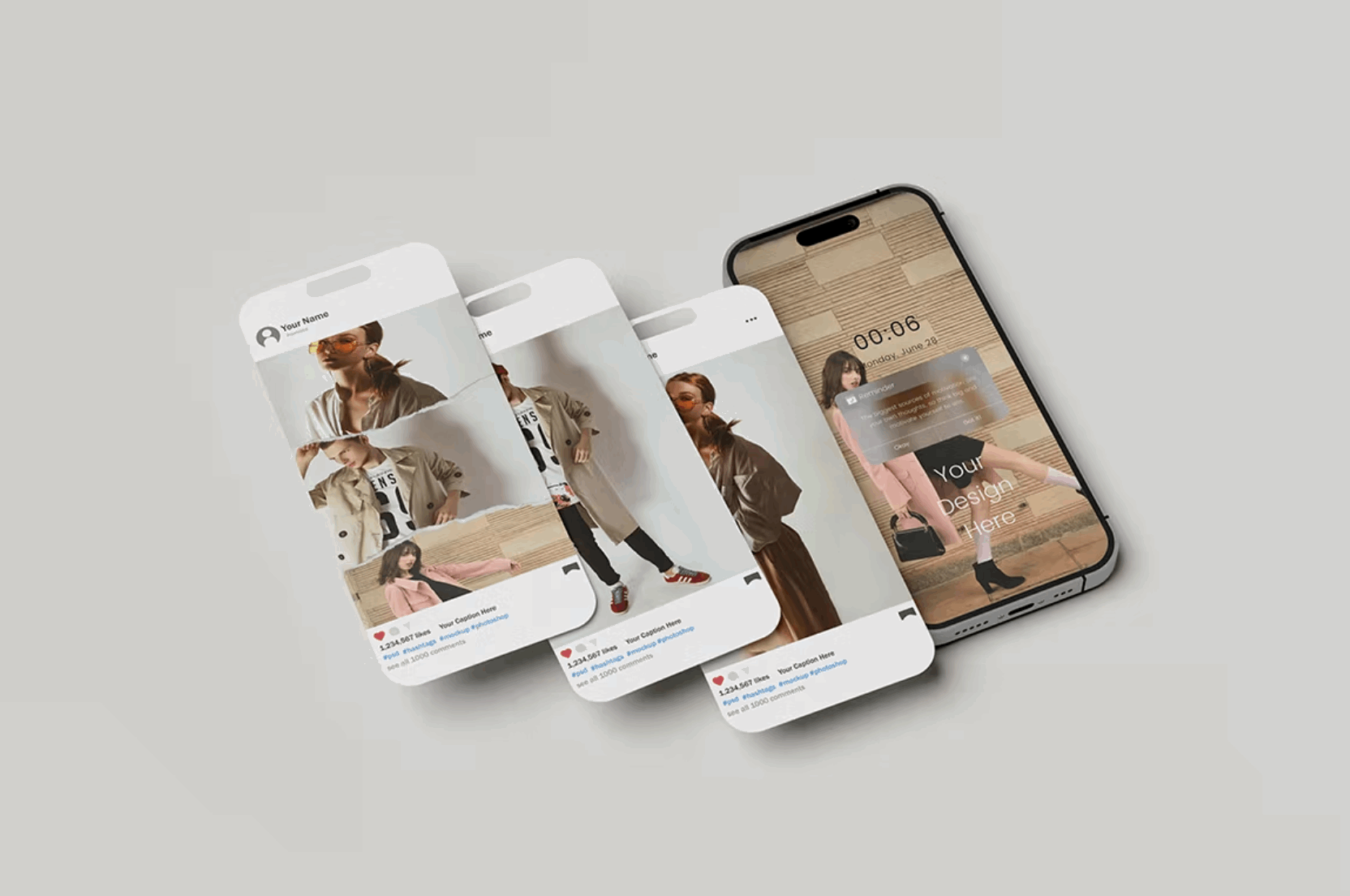 110Phone 14 Screen Mockup