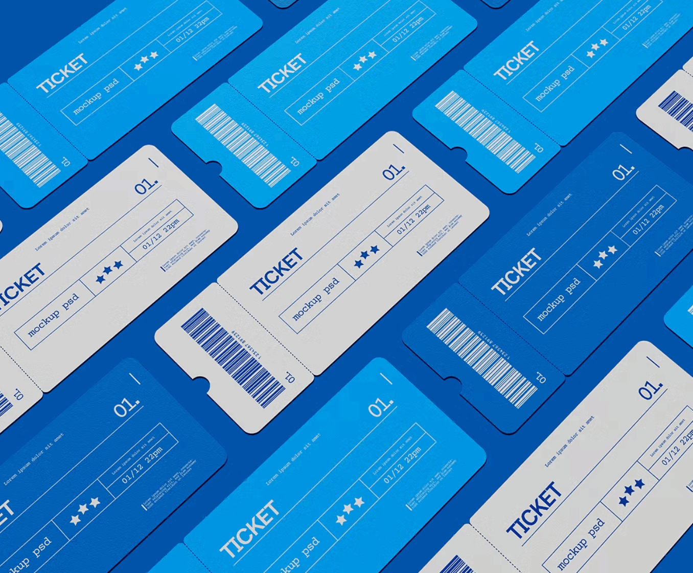 145Ticket Mockup