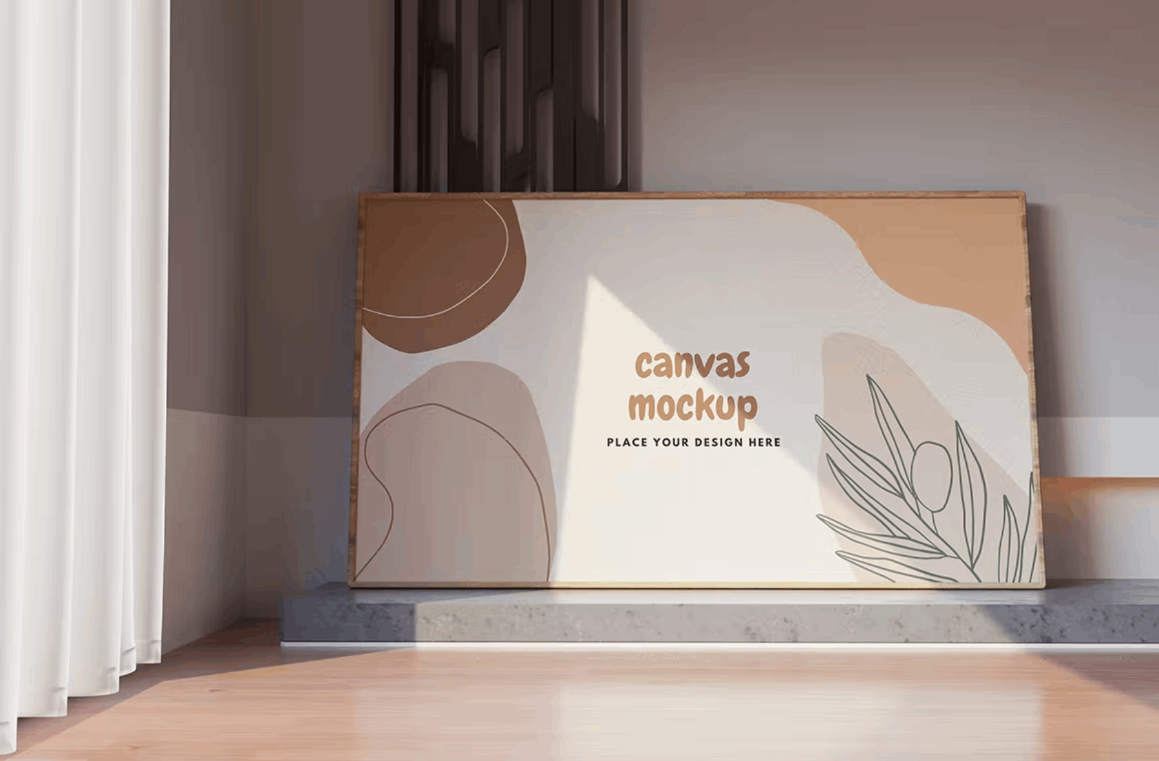 146Canvas Frame Mockup