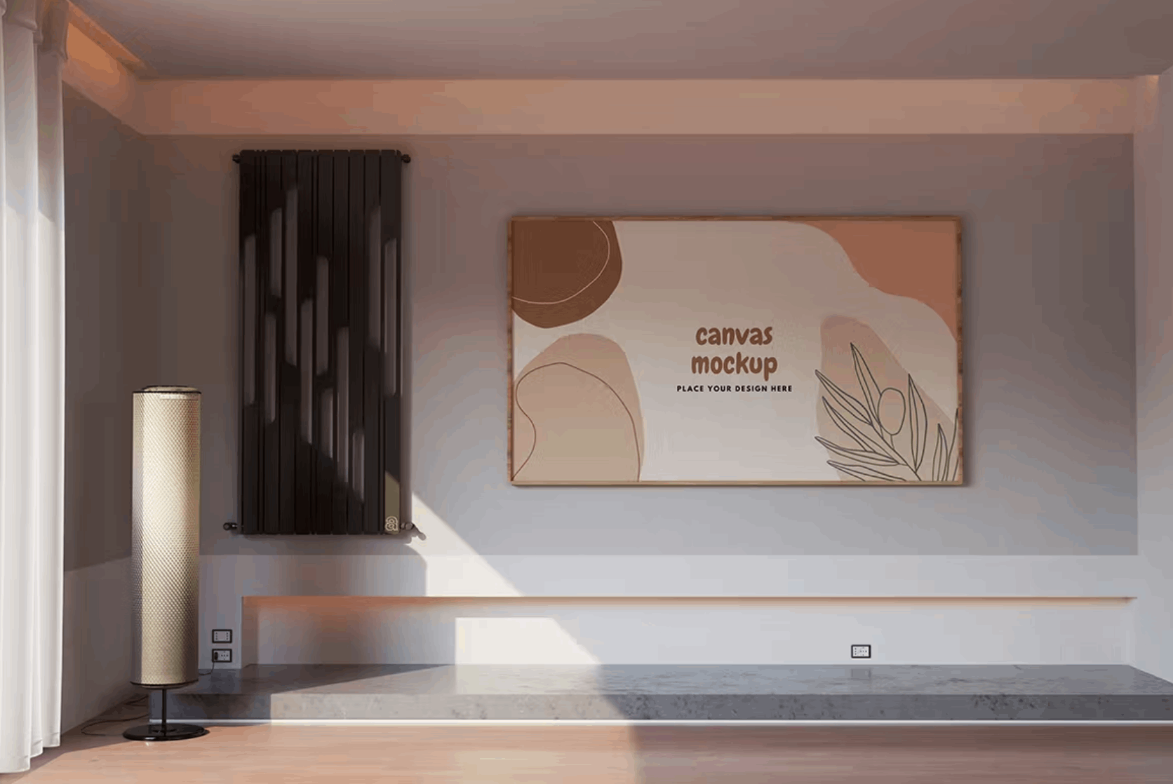 146Canvas Frame Mockup