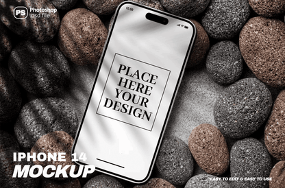 147Realistic iPhone 14 Pro Mockup - whaledesign