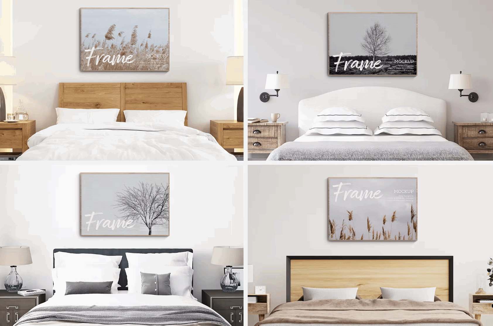 150Bedroom Frame Mockup