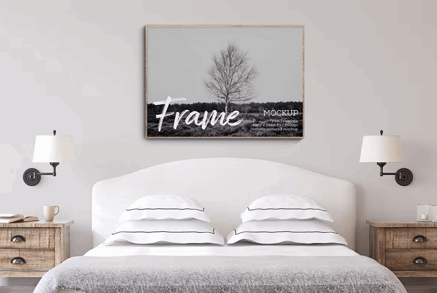 150Bedroom Frame Mockup