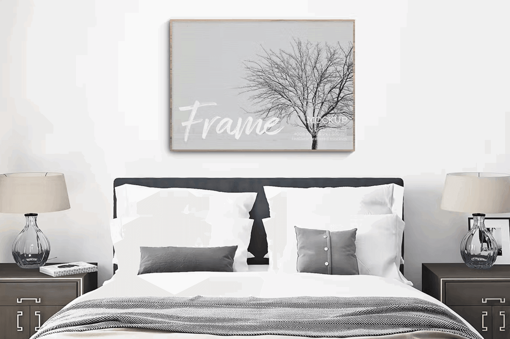 150Bedroom Frame Mockup - whaledesign