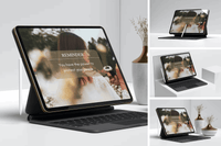 155iPad Pro With Keyboard Mockup - whaledesign