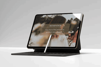 155iPad Pro With Keyboard Mockup - whaledesign