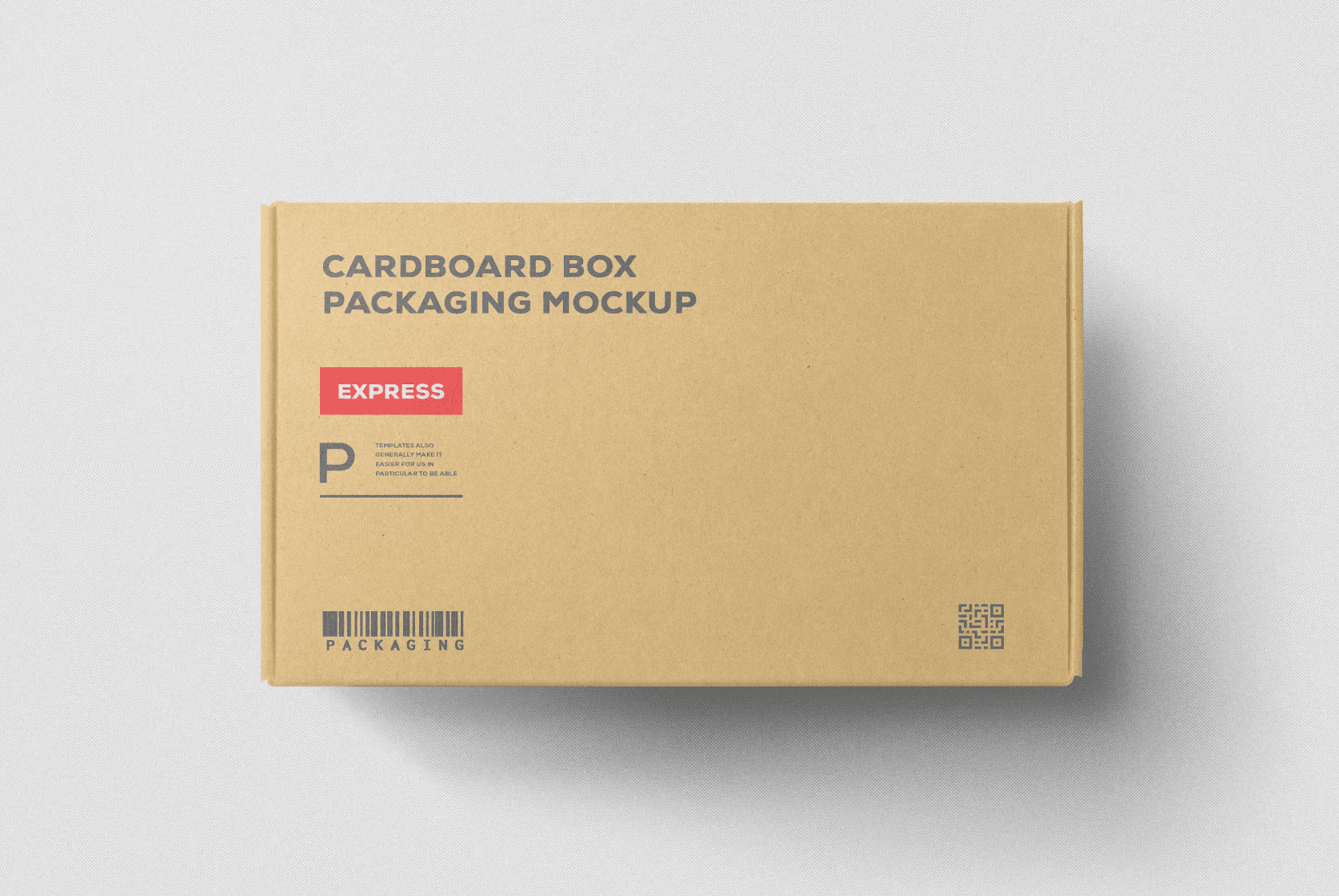 156Cardboard Box Packaging Mockup - whaledesign