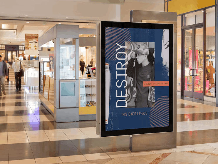 159Product Mockup, Mall Poster - whaledesign
