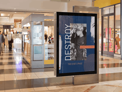 159Product Mockup, Mall Poster - whaledesign