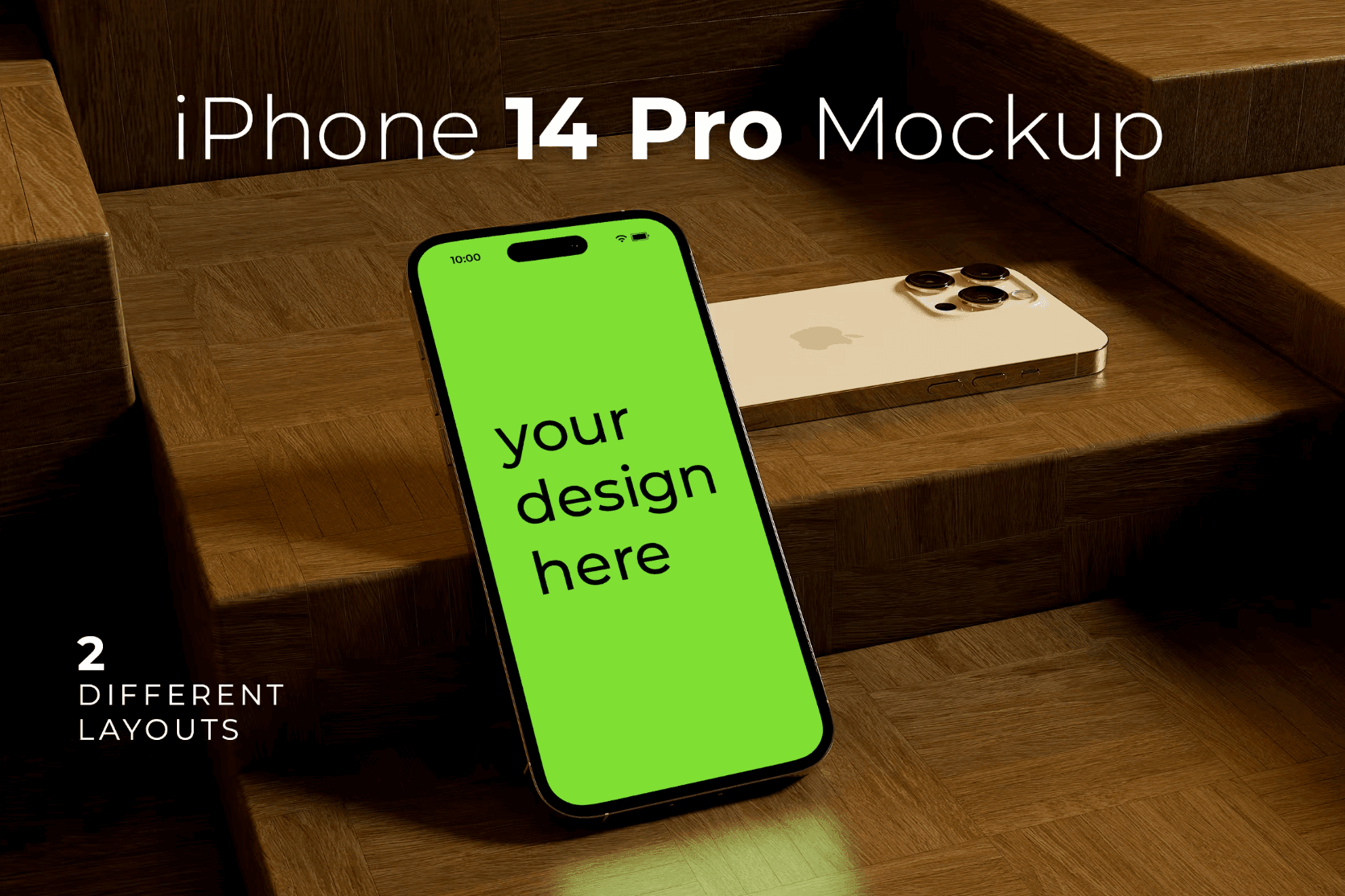 160iPhone 14 Pro Wood Mockup - whaledesign