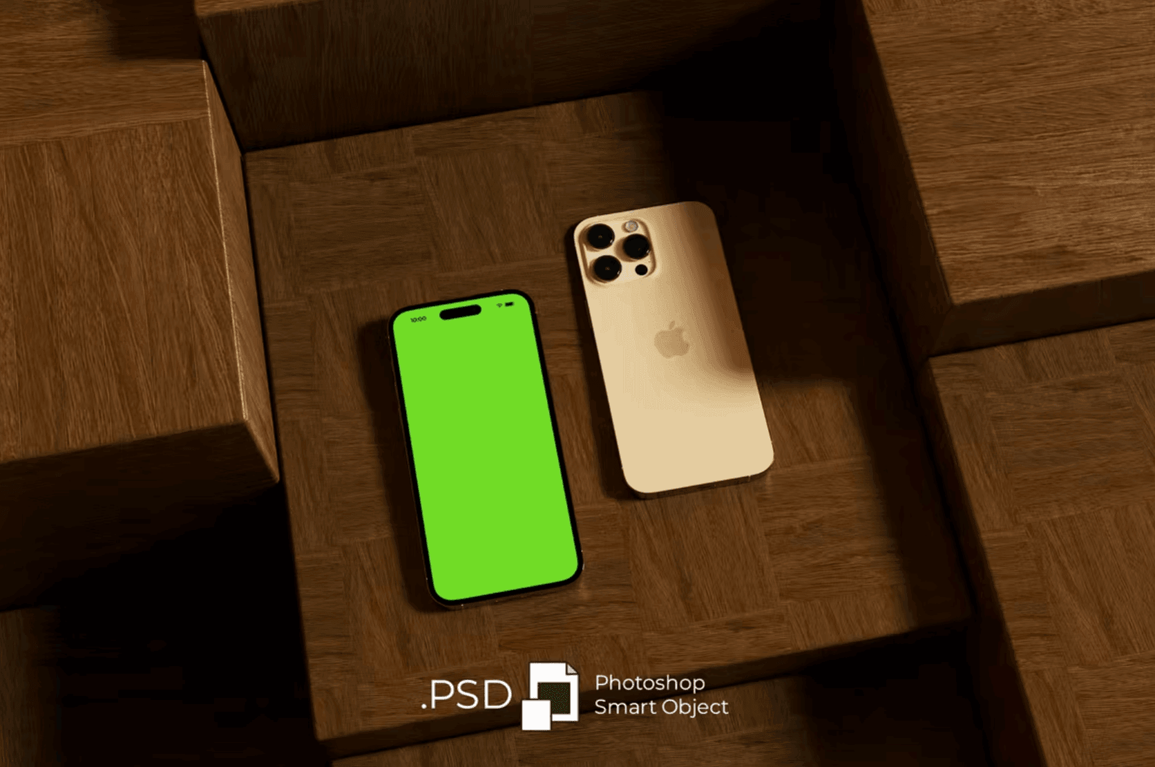 160iPhone 14 Pro Wood Mockup - whaledesign