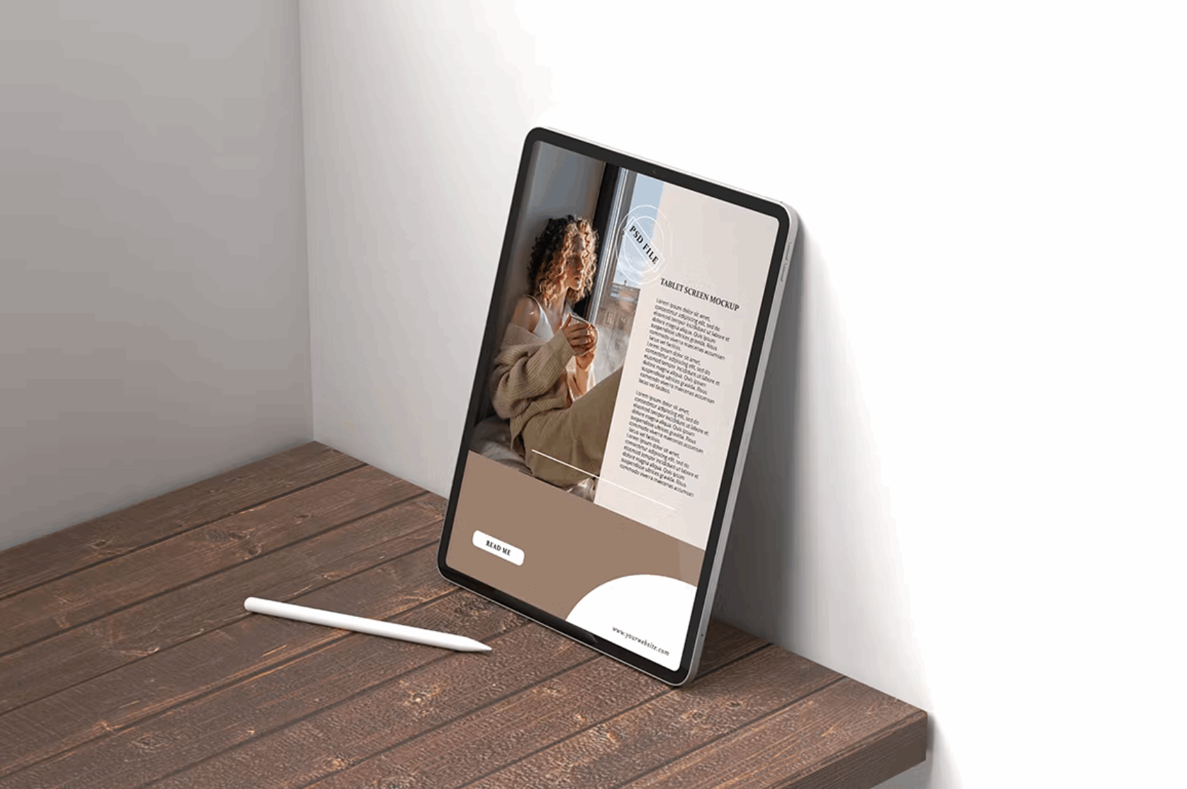 133Tablet Screen Mockups