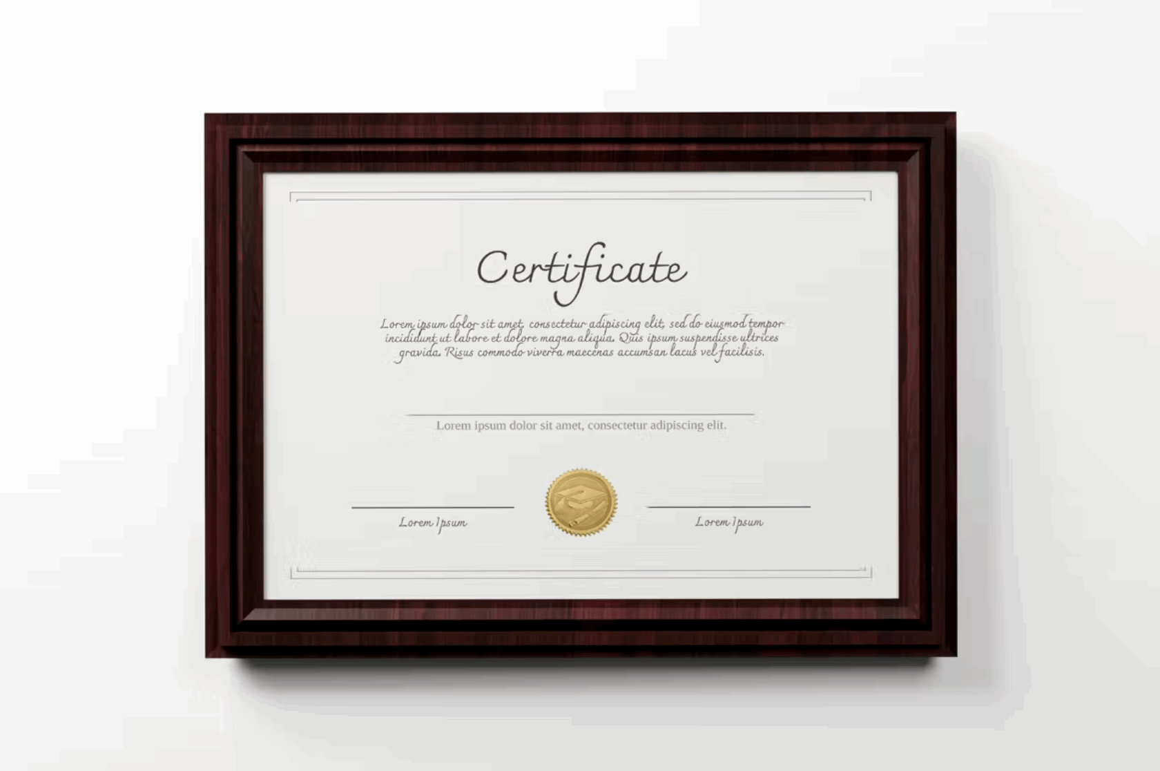 134Certificate Mockup