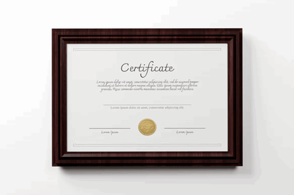 134Certificate Mockup - whaledesign