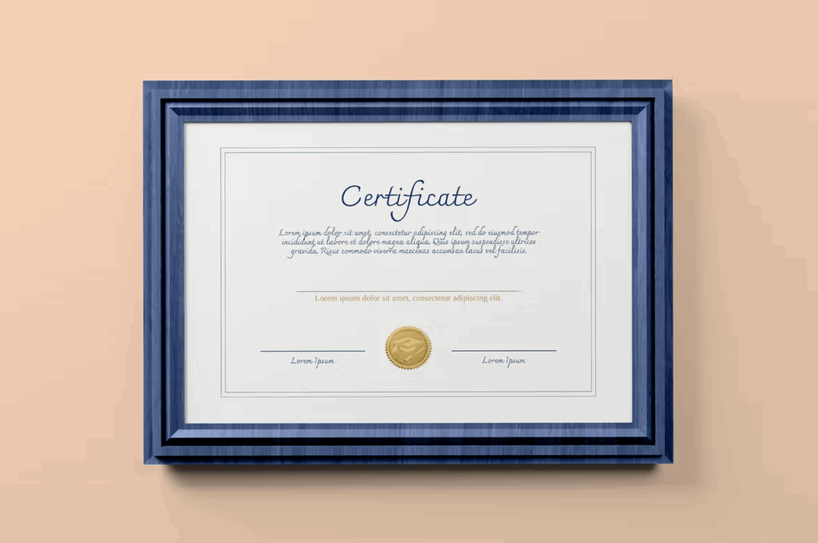 134Certificate Mockup