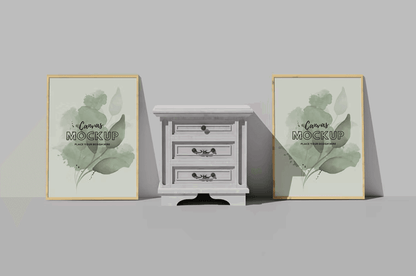 137Portrait Frame Mockup - whaledesign