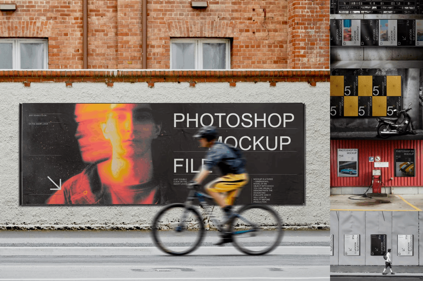 139Poster and Billboard Mockup Set