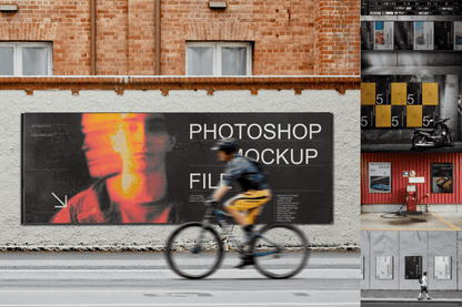 139Poster and Billboard Mockup Set - whaledesign