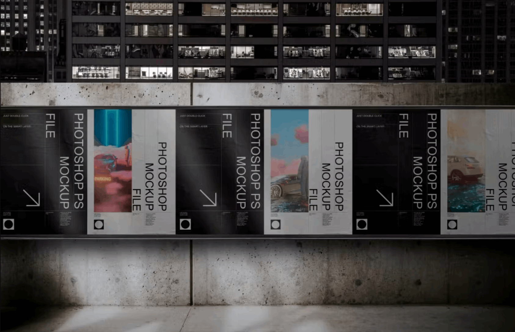 139Poster and Billboard Mockup Set