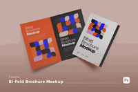 140Bifold Brochure Mockup - whaledesign