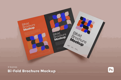 140Bifold Brochure Mockup
