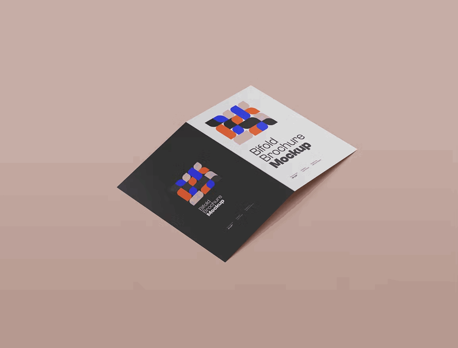 140Bifold Brochure Mockup