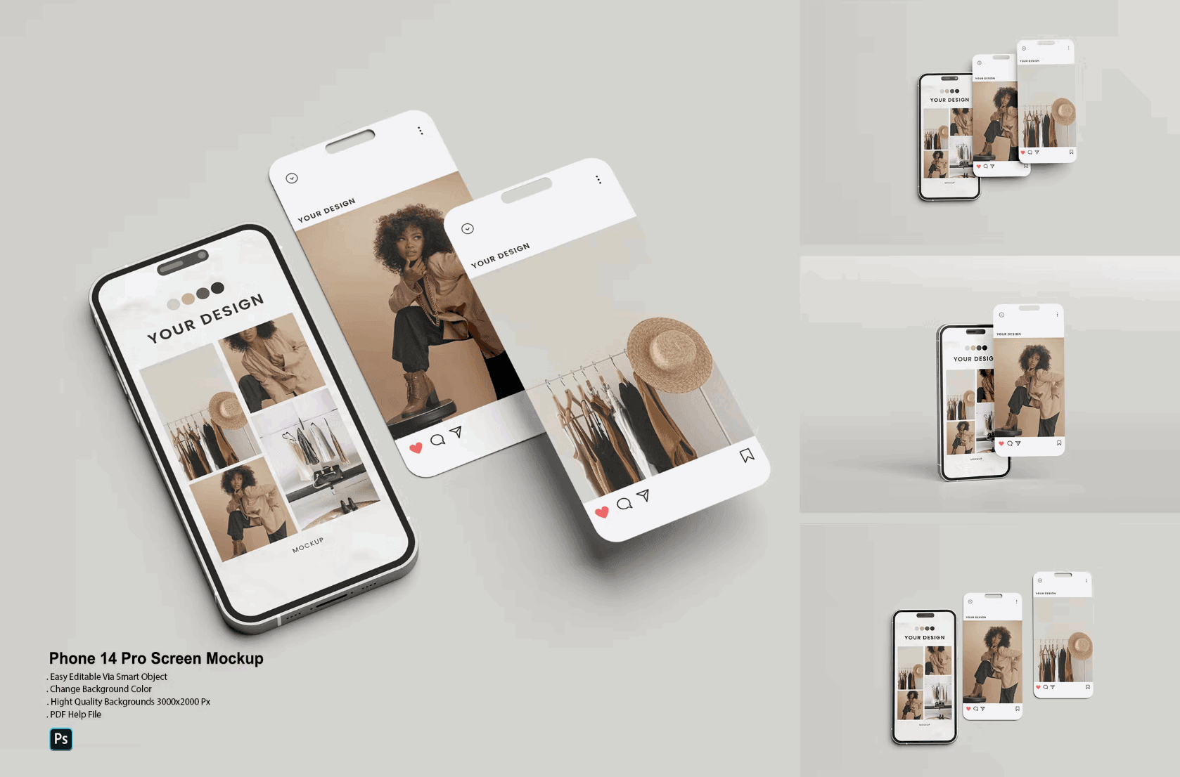 143Phone 14 Pro Screen Mockup - whaledesign