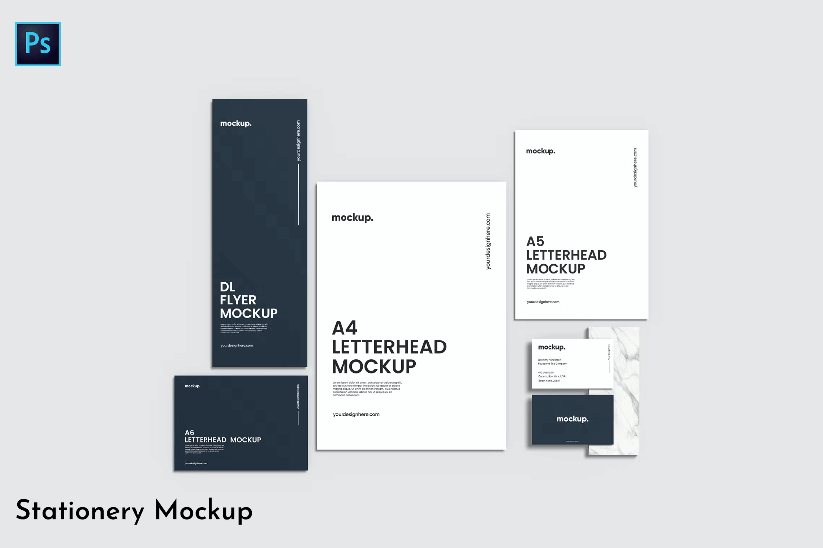 205Stationery Mockup