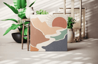 210Square Canvas Frame In Art Workshop Mockup - whaledesign