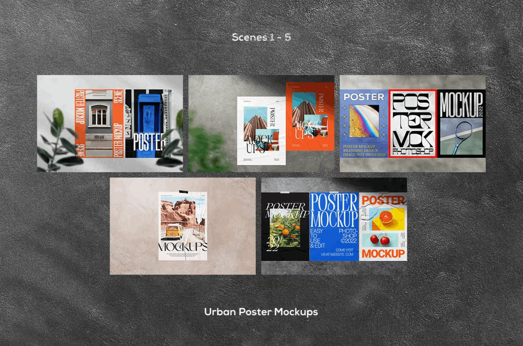 212Urban Poster Mockups v5