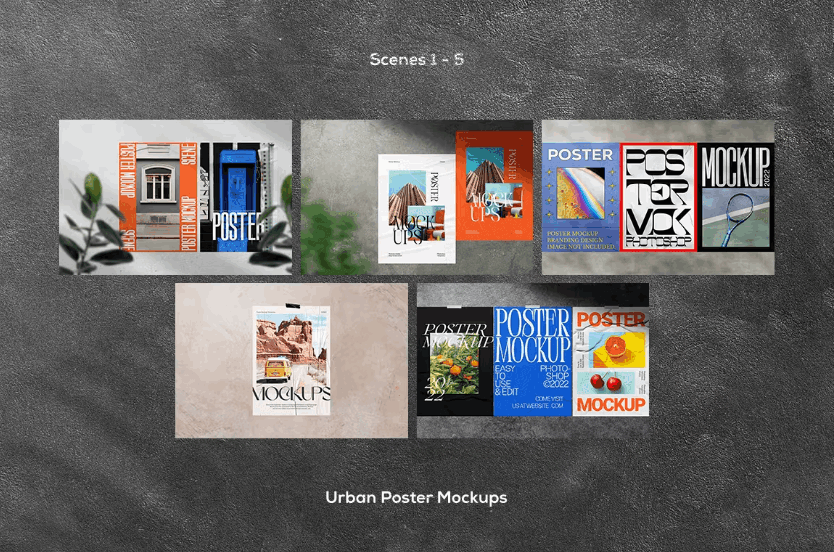 212Urban Poster Mockups v5 - whaledesign