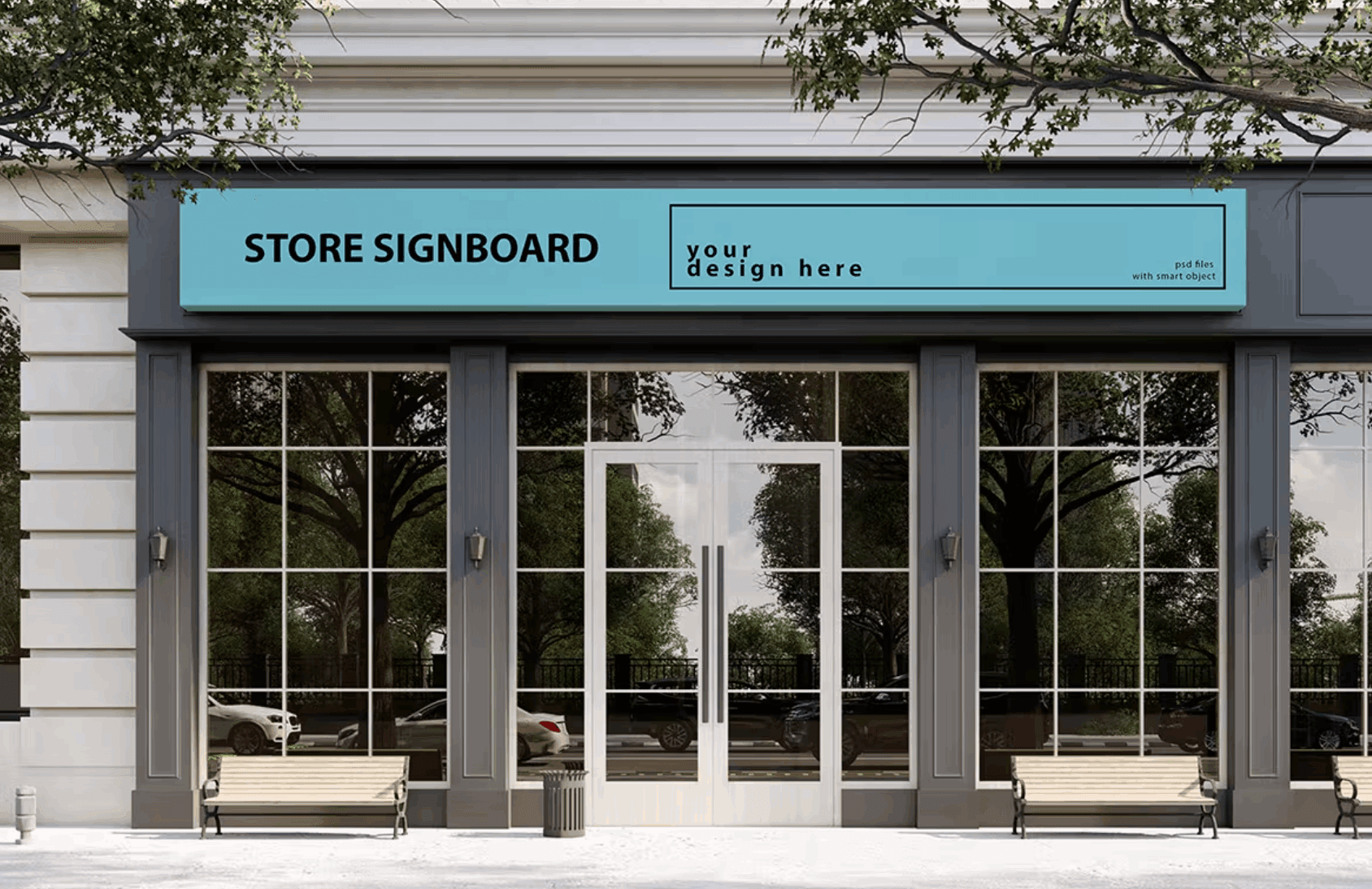 213Store SIgnboard vol.01 - Mockups Template VR - whaledesign