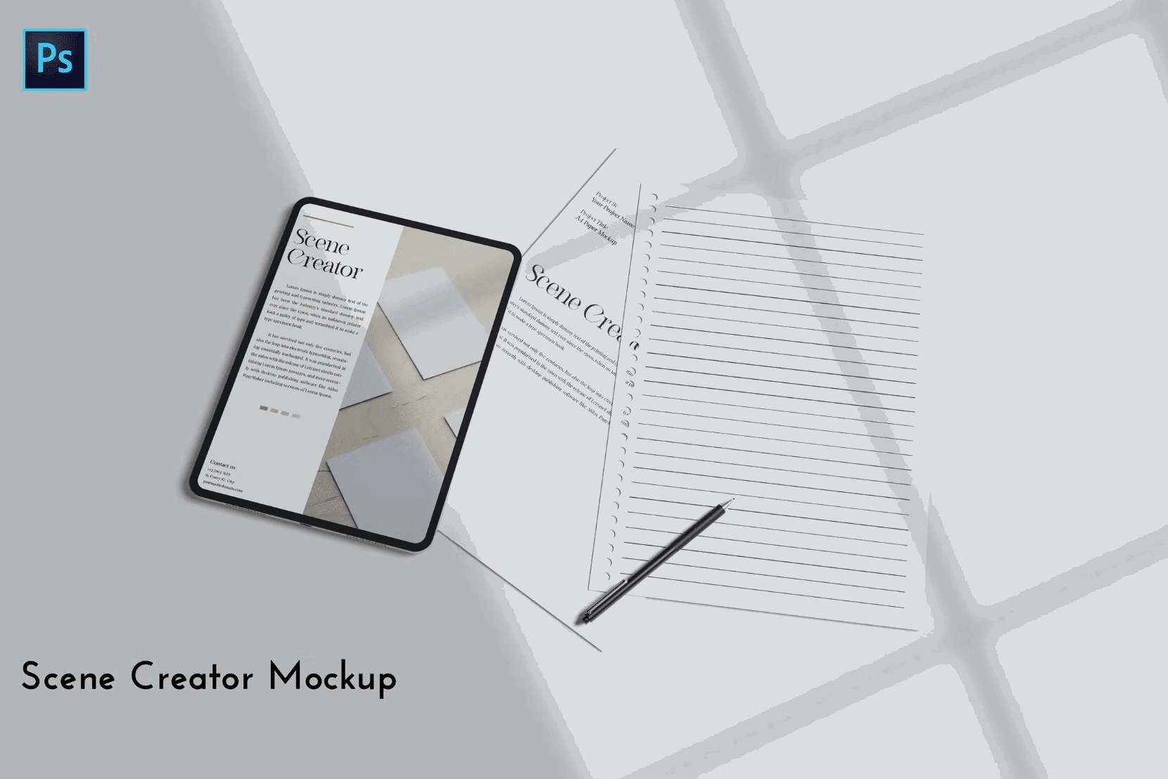215Scene Creator Mockup - whaledesign