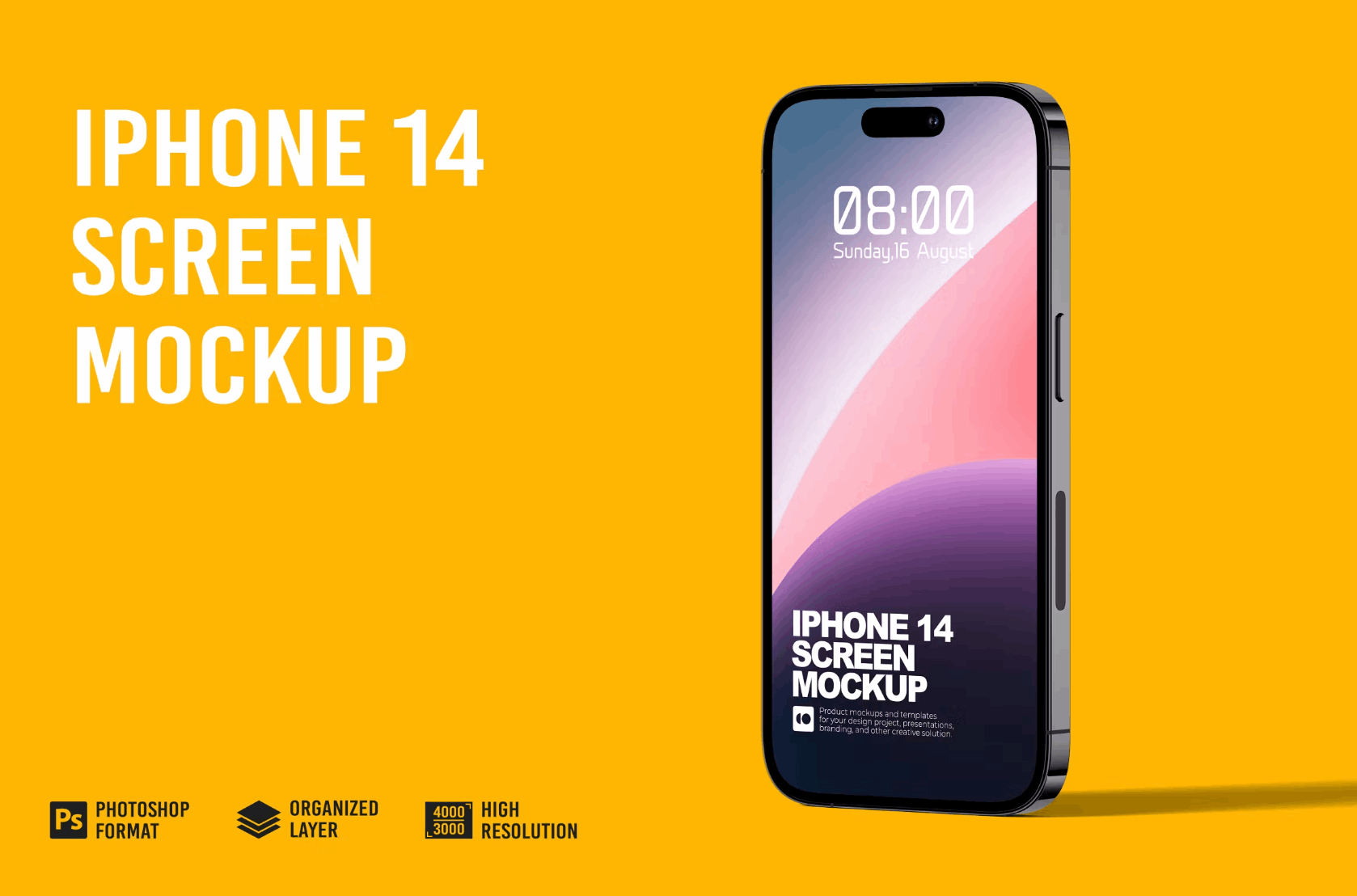 218iPhone 14 Screen Mockup