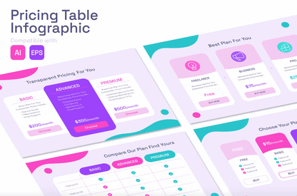 243Pricing Table Infographic - whaledesign