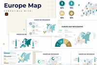 245Education Europe Map Illustrator Infographics - whaledesign