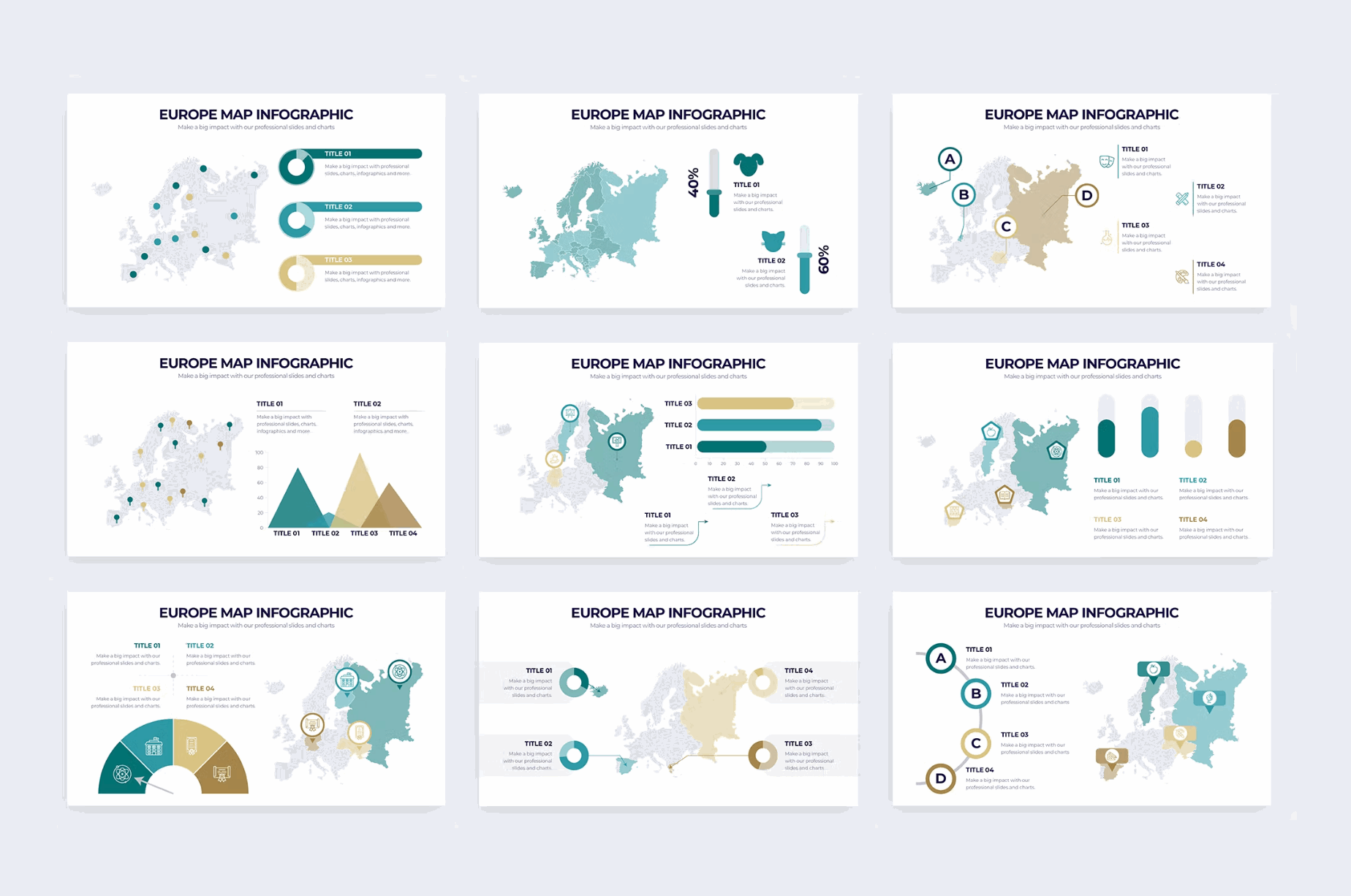 245Education Europe Map Illustrator Infographics