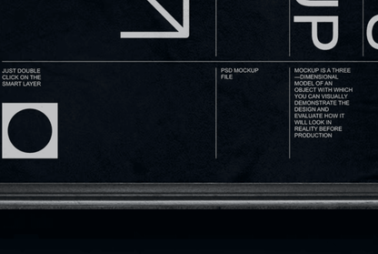 328Street Wall Poster Mockup - whaledesign